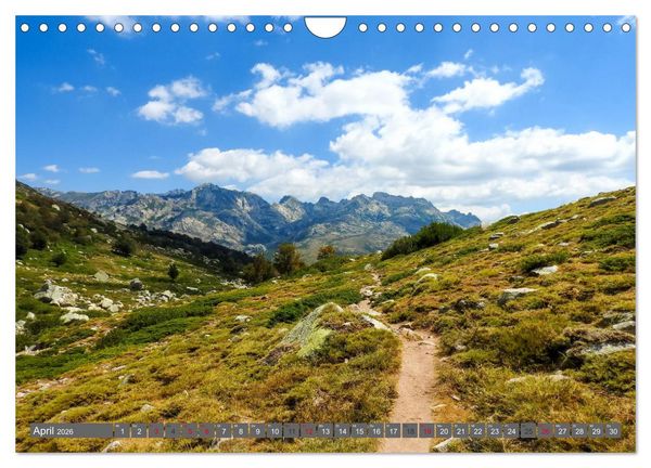 Produktbild: Korsika - Weitwanderweg GR 20 (Wandkalender 2026 DIN A4 quer), CALVENDO Monatskalender