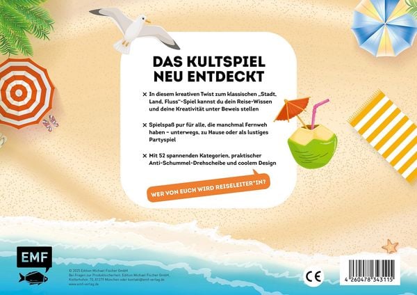 Produktbild: Stadt, Land, Fernweh &ndash; Der Spieleklassiker f&uuml;r alle Urlauber*innen