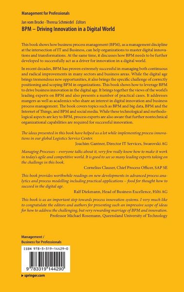 Produktbild: BPM - Driving Innovation in a Digital World
