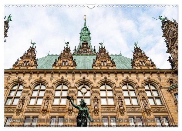 Produktbild: Hamburg perspectives (Wall Calendar 2026 DIN A3 landscape), CALVENDO 12 Month Wall Calendar