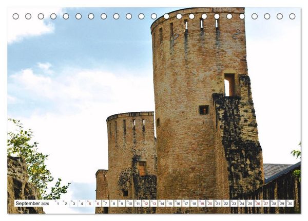 Produktbild: Luxemburg entlang des Wenzelwegs (Tischkalender 2026 DIN A5 quer), CALVENDO Monatskalender
