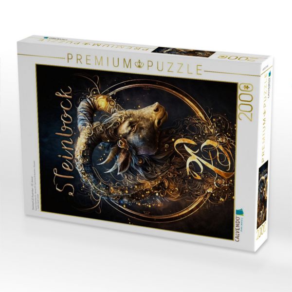 Produktbild: CALVENDO Puzzle Steinbock 22. Dezember - 20. Januar | 2000 Teile Lege-Gr&ouml;&szlig;e 90x67cm Foto-Puzzle f&uuml;r gl&uuml;ckliche Stunden