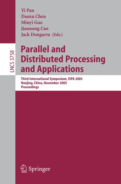 Produktbild: Parallel and Distributed Processing and Applications