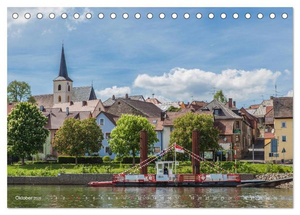 Produktbild: Mainf&auml;hren in Franken (Tischkalender 2026 DIN A5 quer), CALVENDO Monatskalender