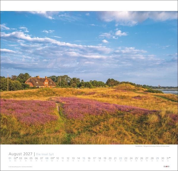 Produktbild: Die Insel Sylt Edition Kalender 2027 - Hans Jessel