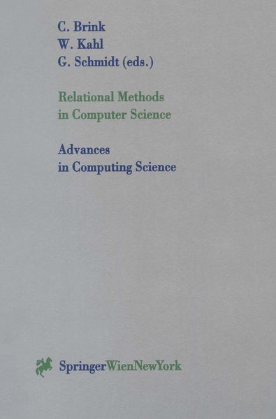 Produktbild: Relational Methods in Computer Science