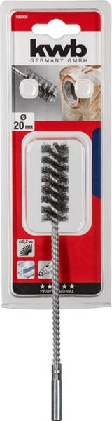 Produktbild: Kwb Spiral-Rohrb&uuml;rste, Stahldraht, gewellt 599300 1St.