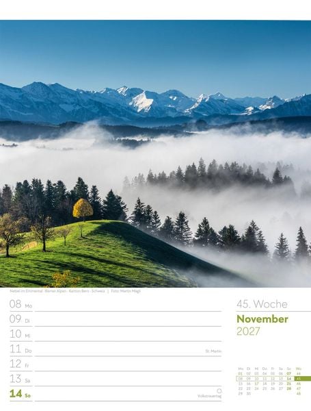 Produktbild: Faszination Alpenwelt Wochenplaner Kalender 2027