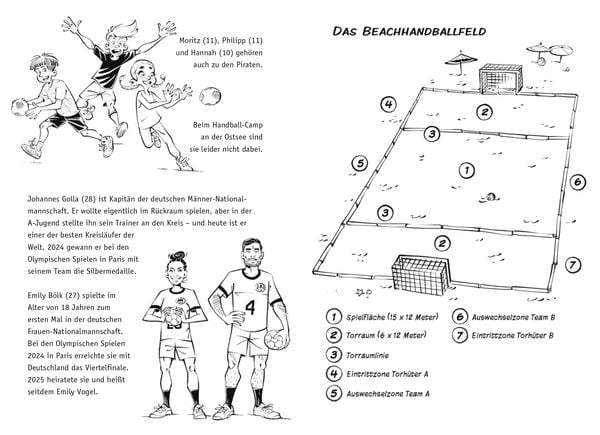 Produktbild: Die Handball-Piraten (Band 3) &ndash; Volle Action im Feriencamp