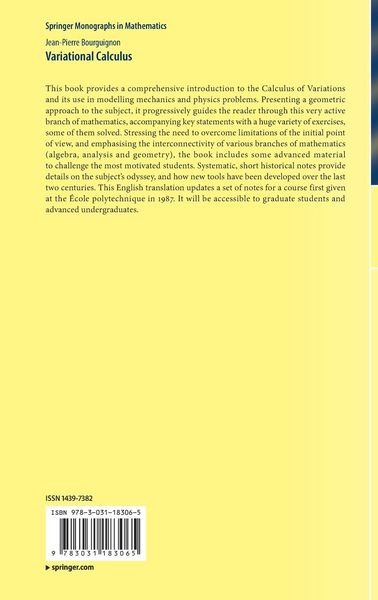 Produktbild: Variational Calculus