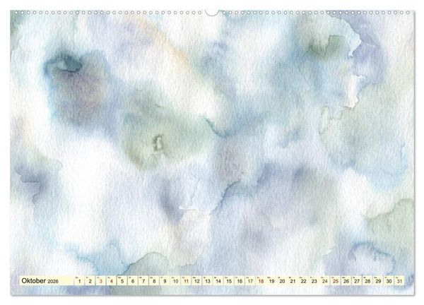 Produktbild: Kreativ-Kalender Aquarell. Bastelkalender zum Selbstgestalten (Wandkalender 2026 DIN A2 quer), CALVENDO Monatskalender