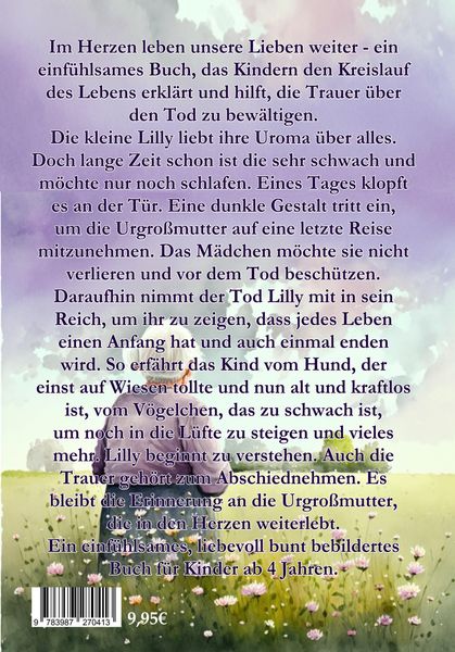 Produktbild: Uromas letzte Reise - Ein Kinderbuch von Geburt und Tod und dem Kreislauf des Lebens