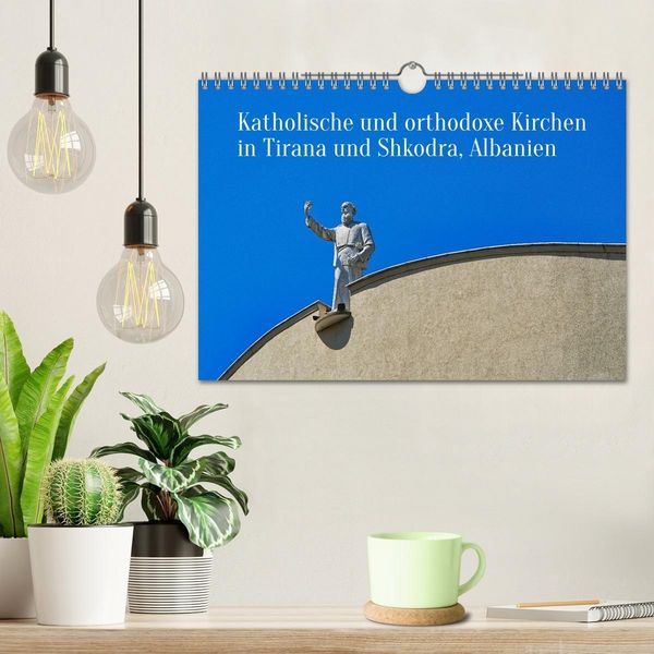 Produktbild: Katholische und orthodoxe Kirchen in Tirana und Shkodra, Albanien (Wandkalender 2027 DIN A4 quer), CALVENDO Monatskalender