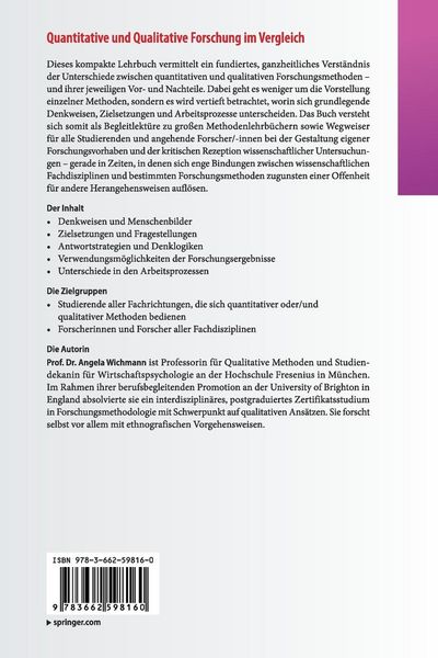 Produktbild: Quantitative und Qualitative Forschung im Vergleich