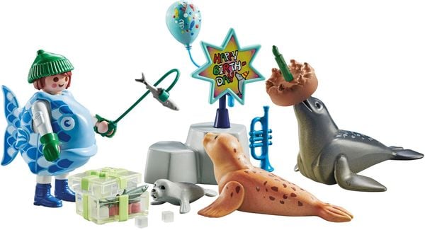 Produktbild: PLAYMOBIL 71448 Tierf&uuml;tterung