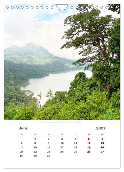 Produktbild: Reiseimpressionen durch Bali (Wandkalender 2027 DIN A4 hoch), CALVENDO Monatskalender