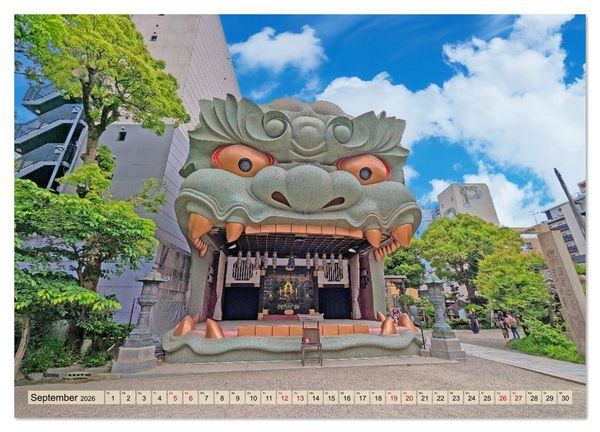 Produktbild: Japan entdecken Tokio, Osaka & mehr (Wandkalender 2026 DIN A4 quer), CALVENDO Monatskalender
