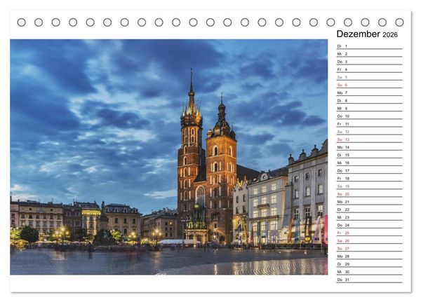 Produktbild: Polen &ndash; Zeit f&uuml;r Entdeckungen (Tischkalender 2026 DIN A5 quer), CALVENDO Monatskalender