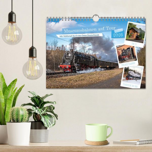 Produktbild: Museumsbahnen auf Tour (Wandkalender 2026 DIN A4 quer), CALVENDO Monatskalender
