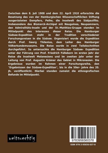 Produktbild: Das erste Jahr der Hamburger S&uuml;dsee-Expedition in Deutsch- Neuguinea (1908-1909)