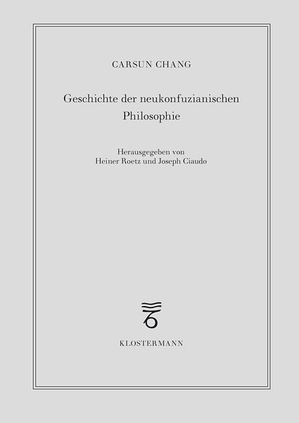 Produktbild: Geschichte der neukonfuzianischen Philosophie