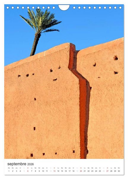 Produktbild: Couleurs Marrakech (Calendrier mural 2026 DIN A4 horizontal), CALVENDO calendrier mensuel
