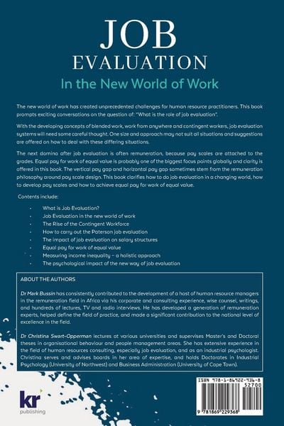 Produktbild: Job Evaluation In The New World Of Work