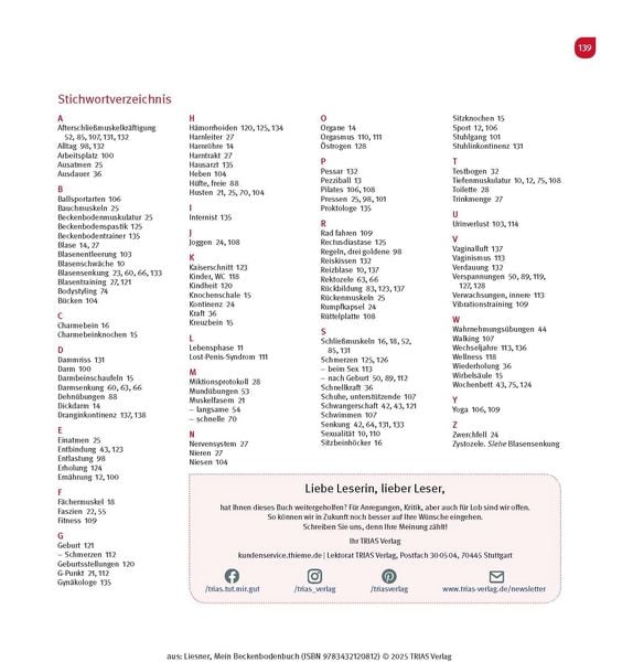 Produktbild: Mein Beckenbodenbuch