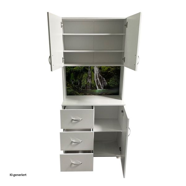 Produktbild: HTI-Living HTI-Living Badschrank Blanca Wellness Motiv Wasserfall