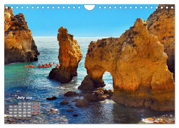Produktbild: Natural Wonders, Fascinating Places in The World (Wall Calendar 2026 DIN A4 landscape), CALVENDO 12 Month Wall Calendar