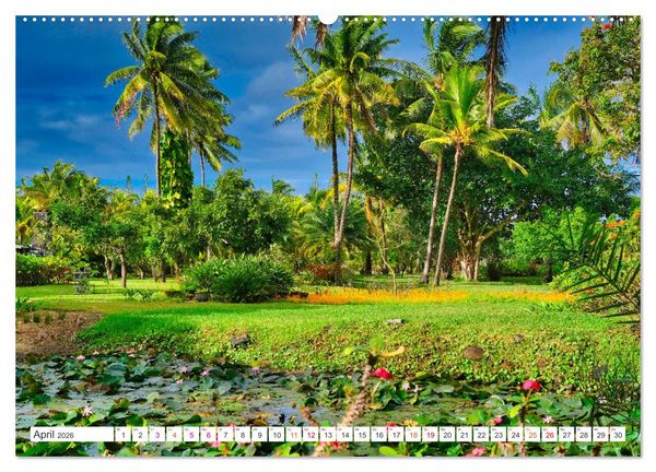 Produktbild: Mauritius - Sch&ouml;nheit im Indischen Ozean (hochwertiger Premium Wandkalender 2026 DIN A2 quer), Kunstdruck in Hochglanz
