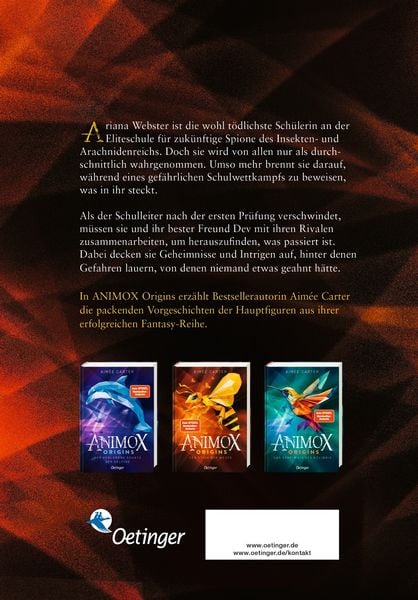 Produktbild: Animox Origins 2. Der Stich der Wespe