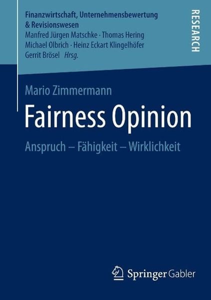 Produktbild: Fairness Opinion
