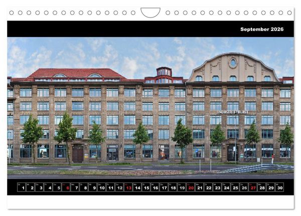 Produktbild: Leipzig Fassade 2026 (Wandkalender 2026 DIN A4 quer), CALVENDO Monatskalender