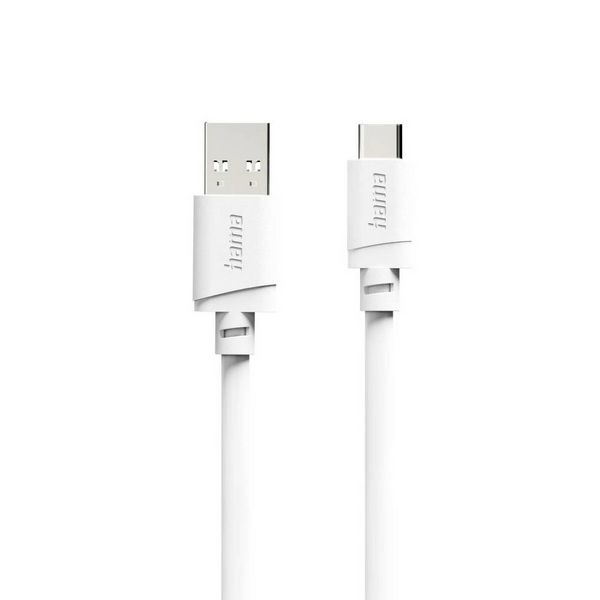 Produktbild: Hama USB-Ladekabel USB 2.0 USB-A Stecker, USB-C&reg; Stecker 2m Wei&szlig; 00201813