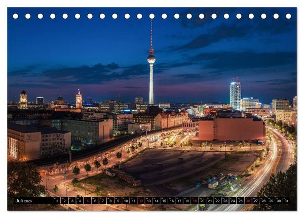 Produktbild: Berlin - Faszination Hauptstadt (Tischkalender 2026 DIN A5 quer), CALVENDO Monatskalender