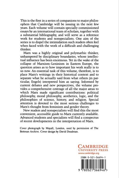 Produktbild: The Cambridge Companion to Marx