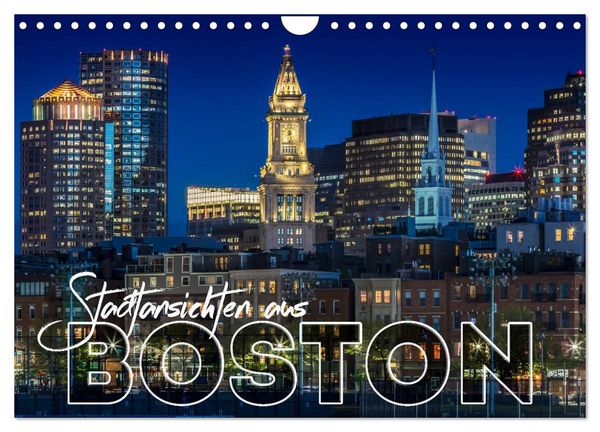 Produktbild: Stadtansichten aus Boston (Wandkalender 2026 DIN A4 quer), CALVENDO Monatskalender