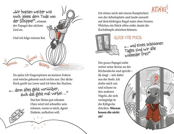Produktbild: Agent Einbein &ndash; Drei schr&auml;ge V&ouml;gel ermitteln