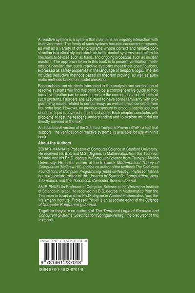 Produktbild: Temporal Verification of Reactive Systems