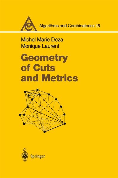 Produktbild: Geometry of Cuts and Metrics