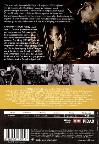 Produktbild: Der Portland-Ring / Starbesetzter Spionage-Thriller nach einem wahren Fall (Pidax Historien-Klassiker)