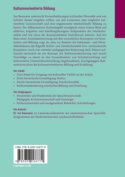 Produktbild: Kulturenorientierte Bildung