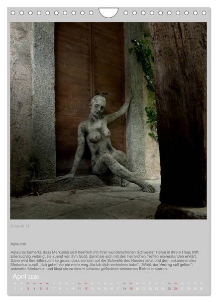 Produktbild: Verwandelte Frauen - Bodypainting-Metamorphosen nach Ovid (Wandkalender 2026 DIN A4 hoch), CALVENDO Monatskalender