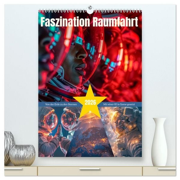 Produktbild: Faszination Raumfahrt (hochwertiger Premium Wandkalender 2026 DIN A2 hoch), Kunstdruck in Hochglanz