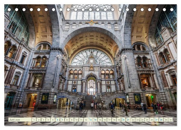 Produktbild: Fotografische Impressionen aus Antwerpen (Tischkalender 2026 DIN A5 quer), CALVENDO Monatskalender