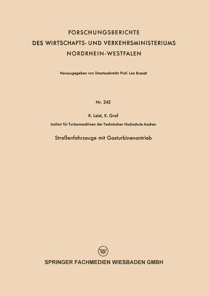 Produktbild: Stra&szlig;enfahrzeuge mit Gasturbinenantrieb