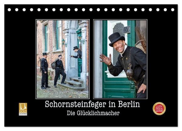 Produktbild: Schornsteinfeger in Berlin - Die Gl&uuml;cklichmacher (Tischkalender 2027 DIN A5 quer), CALVENDO Monatskalender