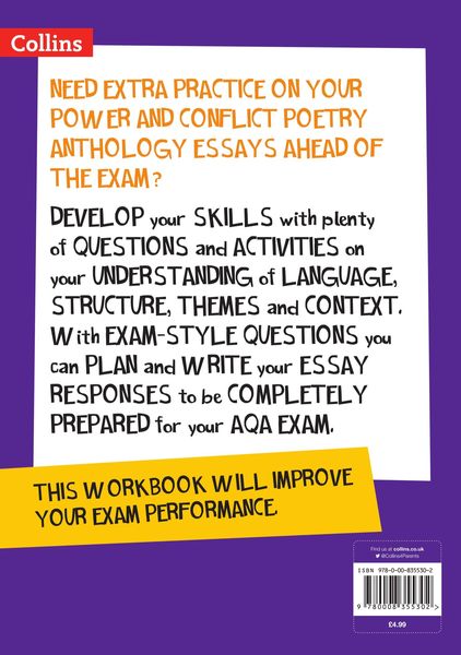 Produktbild: AQA Poetry Anthology Power and Conflict Workbook
