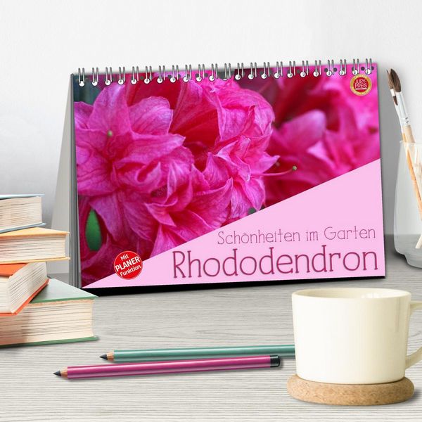 Produktbild: Rhododendron Sch&ouml;nheiten im Garten (Tischkalender 2026 DIN A5 quer), CALVENDO Monatskalender